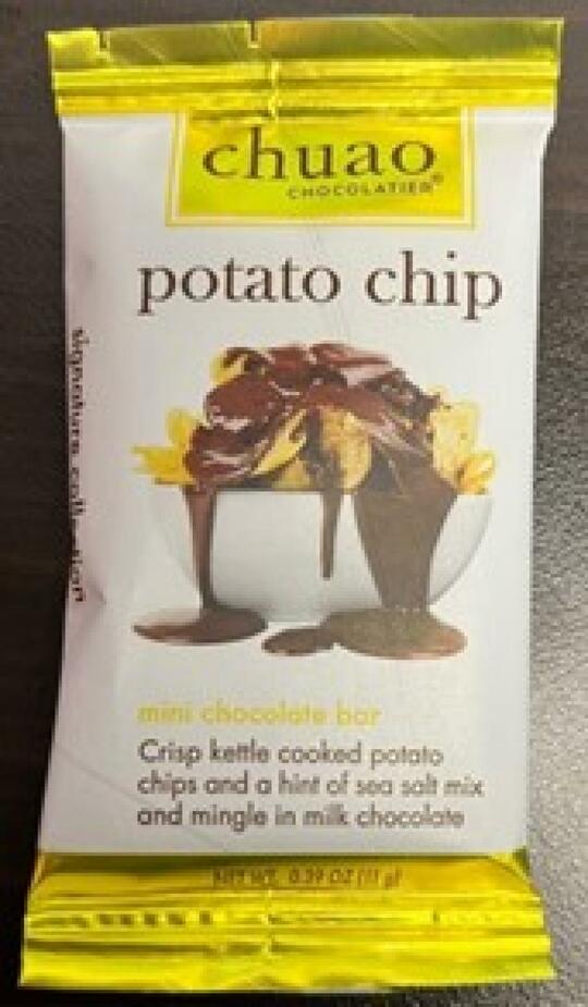 Potato chip chocolate bar