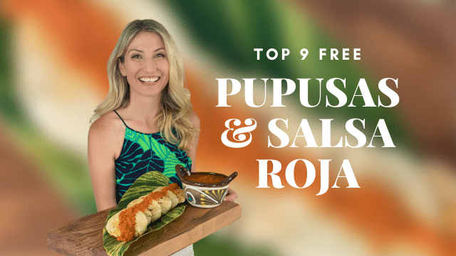 Pupusas and Salsa Roja