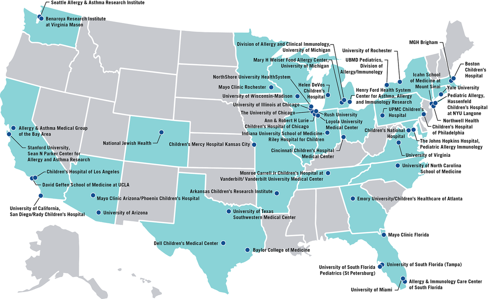 FARE Clinical Network Centers of Distinction