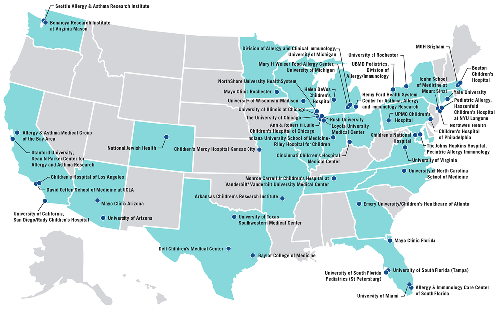 FARE Clinical Network Centers of Distinction