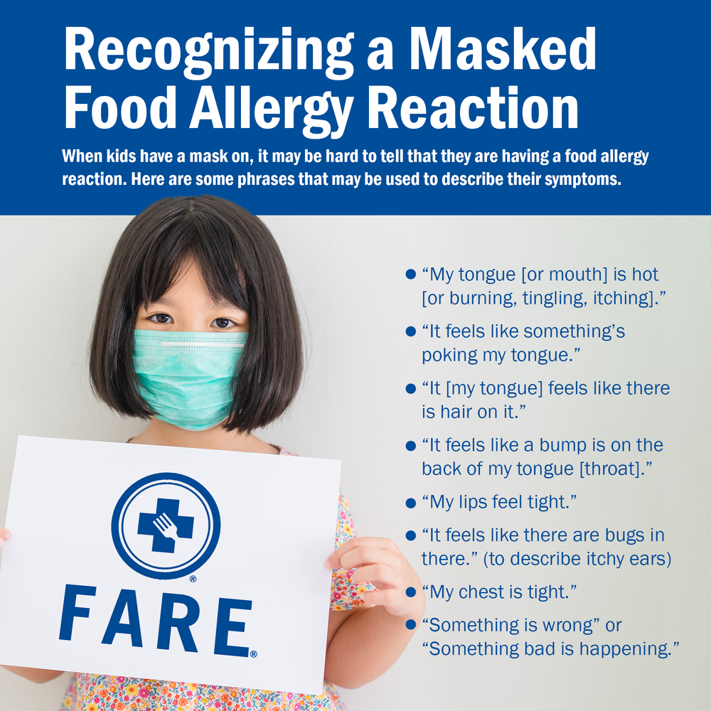 Recognizing a Masked Food Allergy Reaction