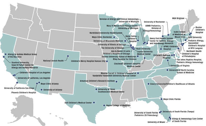 FARE Clinical Network Centers of Distinction