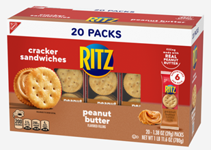 RITZ Peanut Butter Cracker Sandwiches