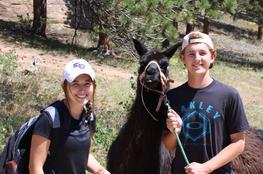 Maggie deNoyelles and Caleb landscape