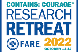 Contains: Courage Research Retreat Logo