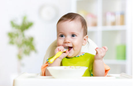 Baby Eating 