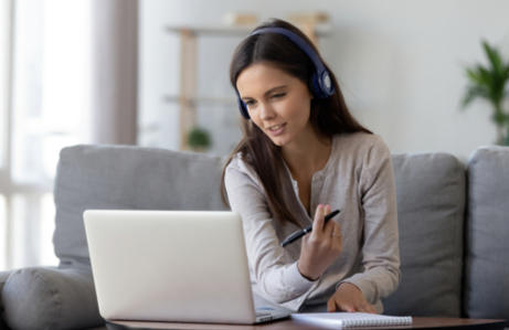Woman on laptop