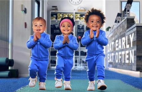 Babies clapping