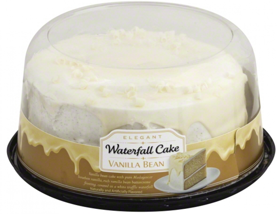 Vanilla Bean Waterfall Cake