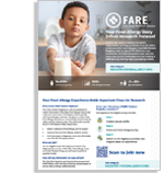 FARE Patient Registry Postcard