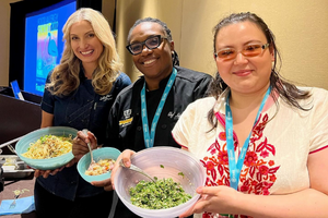 Chef Leslie Durso, Chef Alycia Matthews, Nicole Gordon