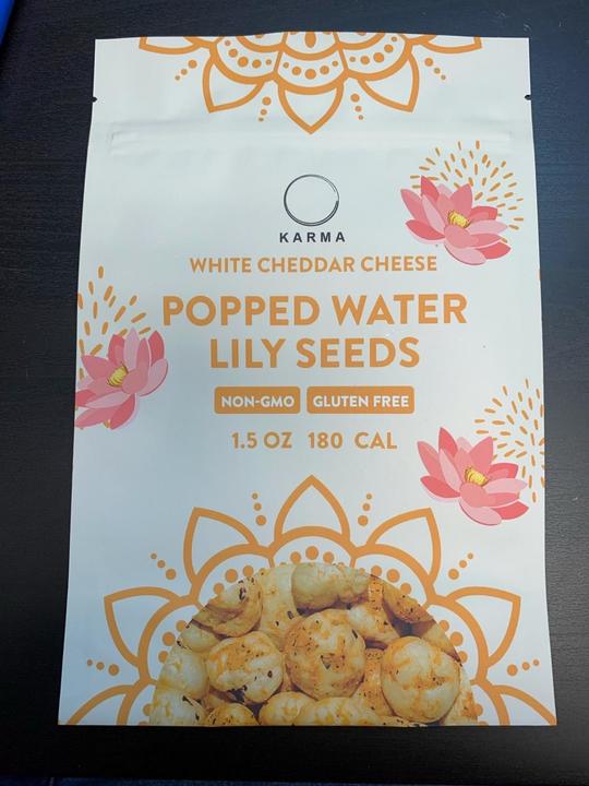 Popped water lily seeds