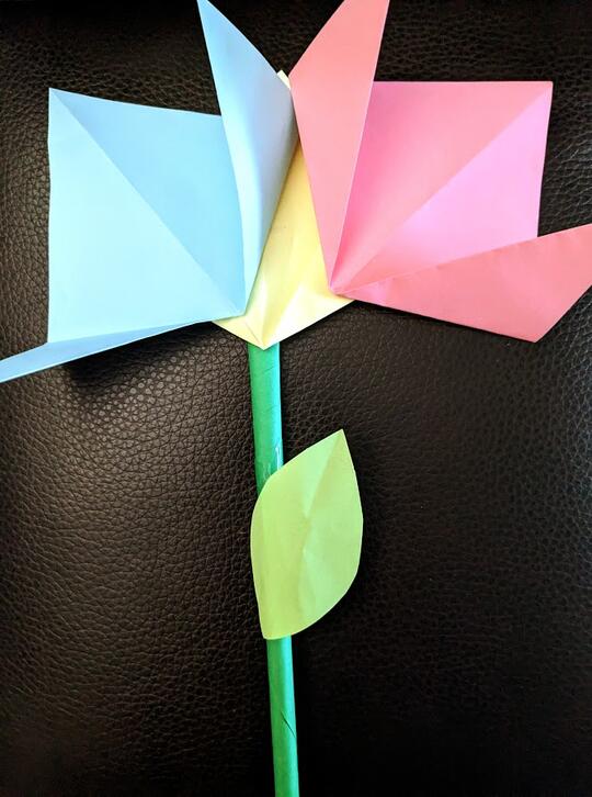 Origami flower by Ameya B