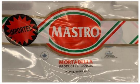 Mastro Mortadella Product Of Canada