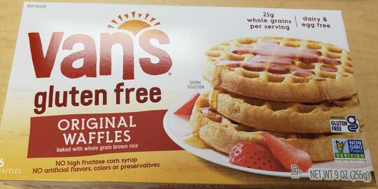 Van’s Gluten Free Original Waffles Recall