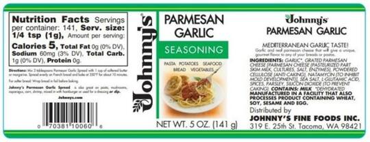 Seasoning Label