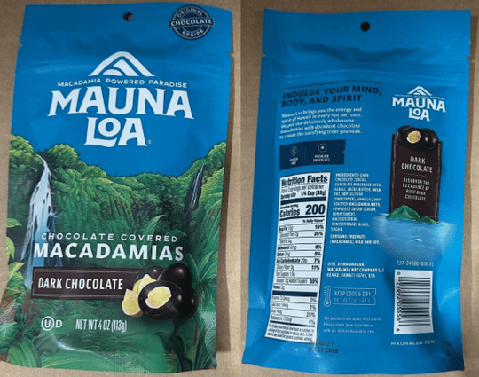 Dark Chocolate Covered Macadamias