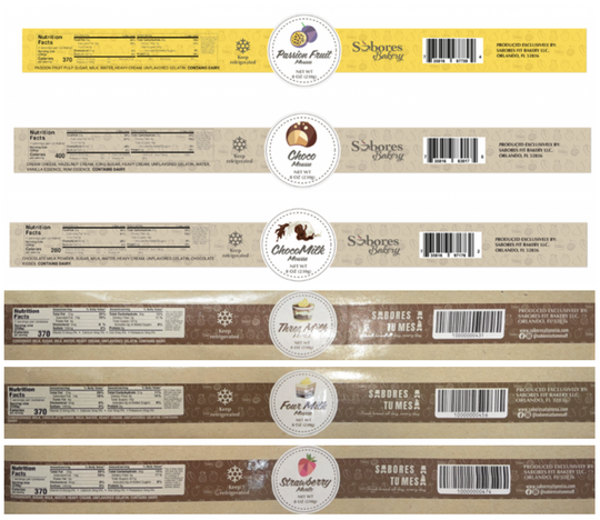  Mousse labels
