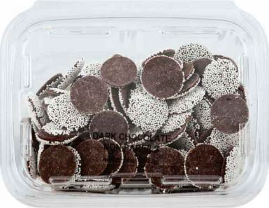  Dark chocolate nonpareils