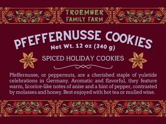 Pfeffernusse Cookies