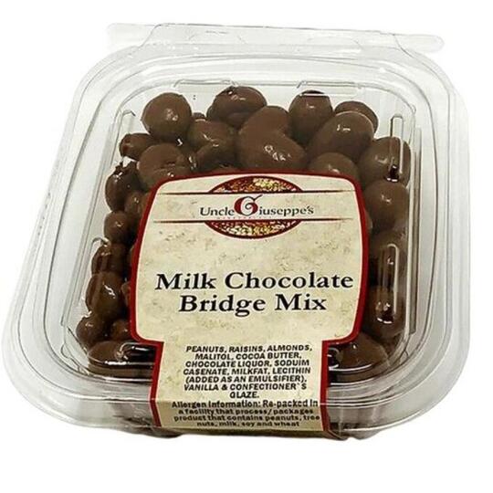 Chocolate covered nuts and raisins