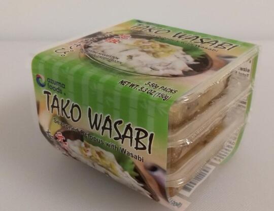 Seasoned Octopus with Wasabi