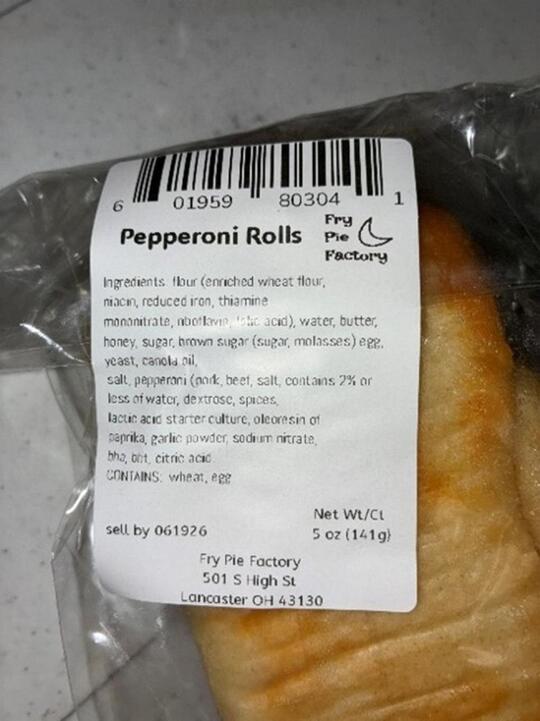 Pepperoni Rolls, 5 oz