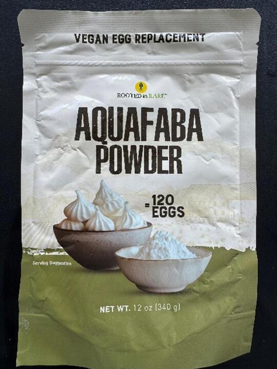 Aquafaba Powder 4oz (113g) and (12 oz (340g) flexible foil pouches