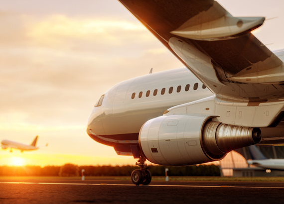 Plane at airport