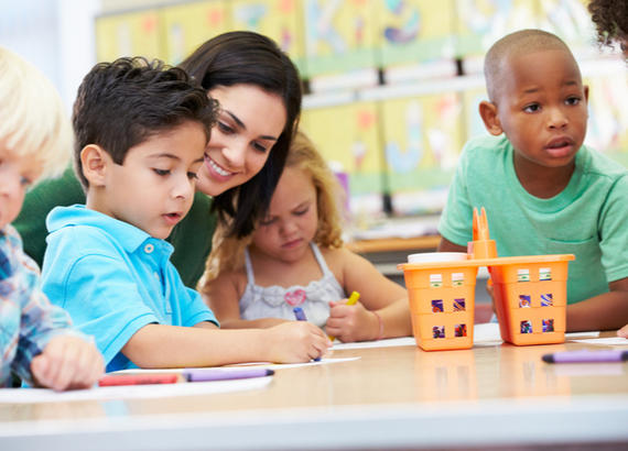 kids at preschool
