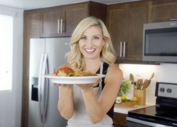 Leslie Durso cooking