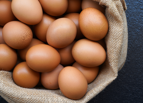 Eggs in a basket 