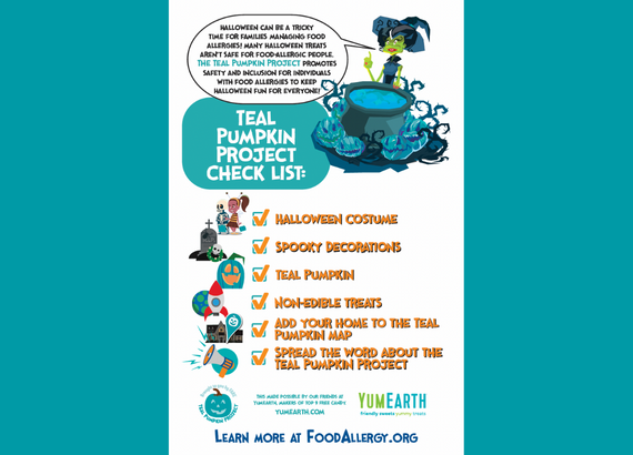 Teal Pumpkin Project Checklist Poster Preview