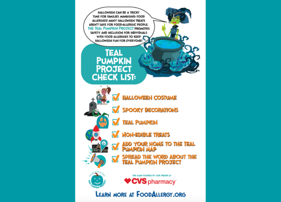 Teal Pumpkin Project Checklist Poster Preview