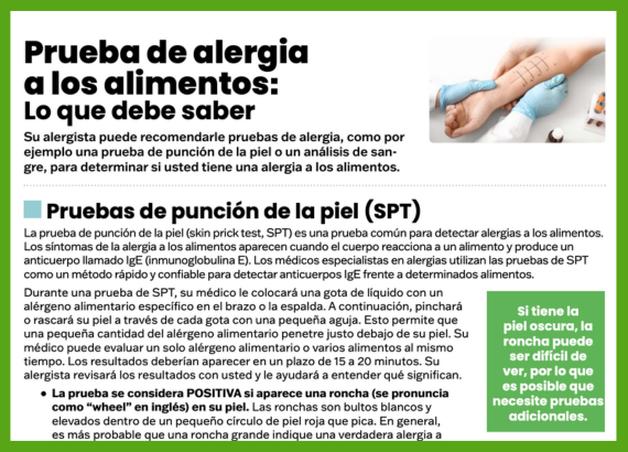 Food Allergy Testing Preview