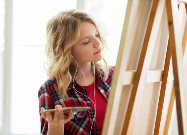Teen Painting