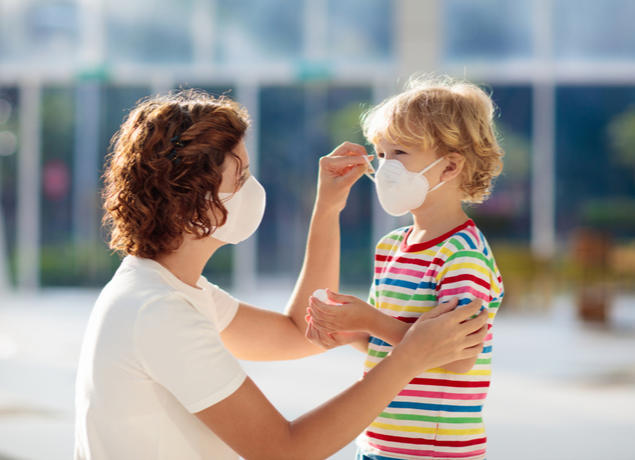 Putting on Mask