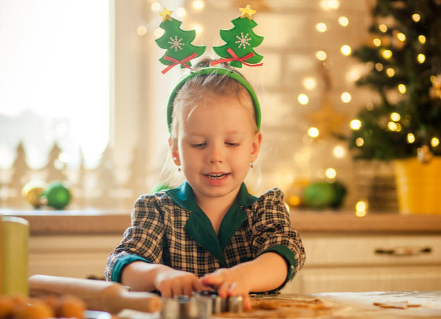 Kid baking