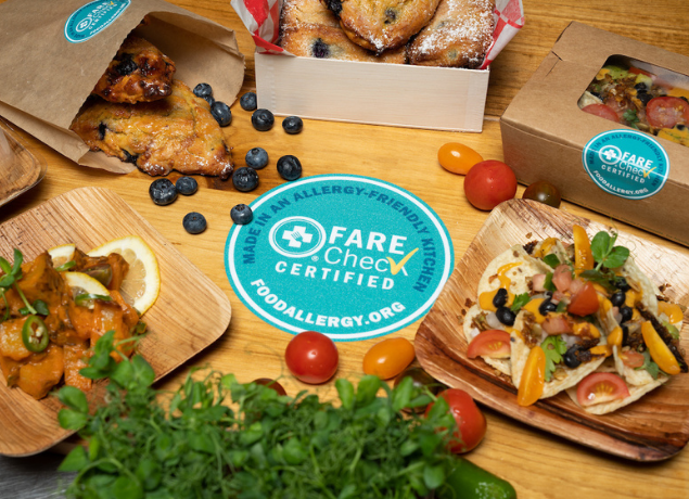 FARECheck certified foods with the FARECheck sticker