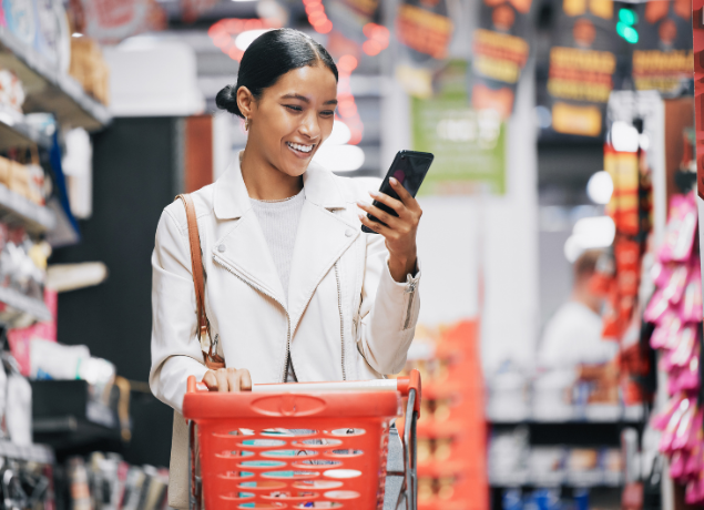 Woman shopping