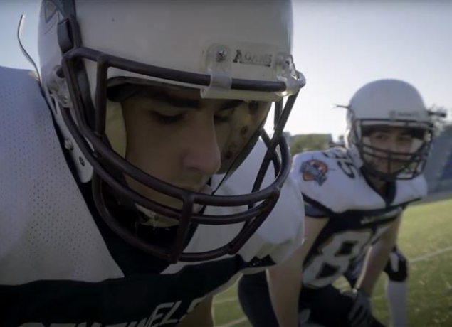 Carter Mannon in football Jersey 