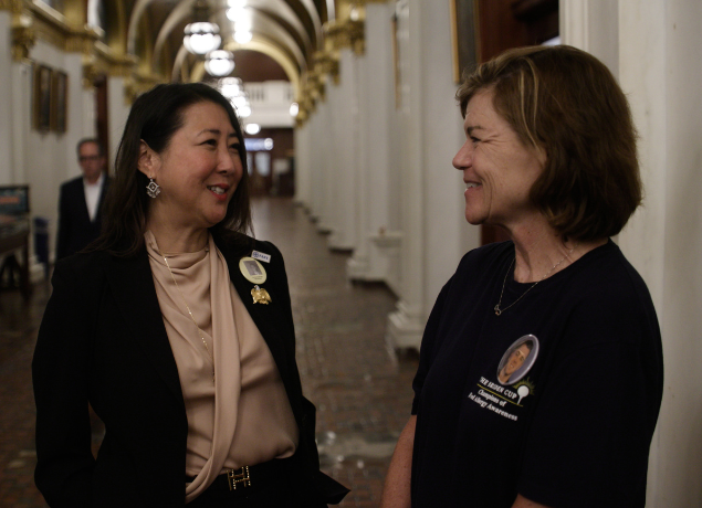 Sung Poblete and Kathy Briden