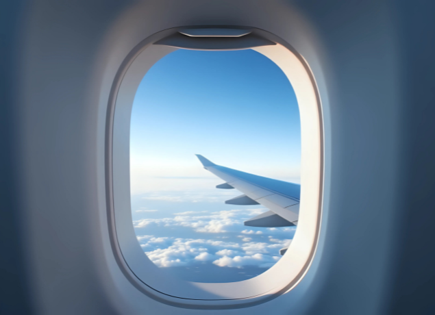 Airplane window