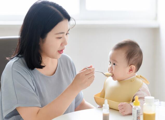 Feeding baby