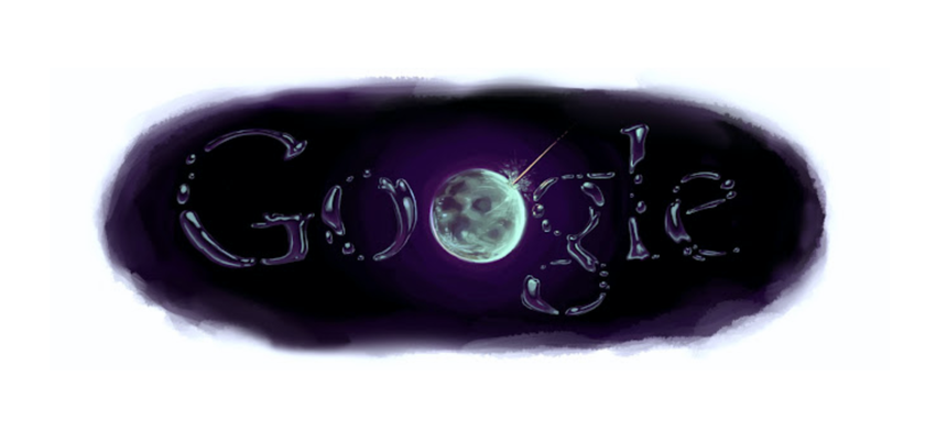 Google Doodle Image of moon