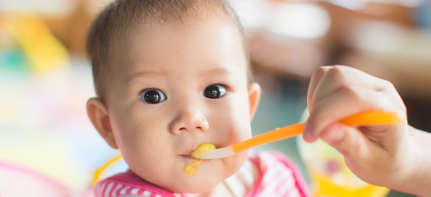 Infant Eating